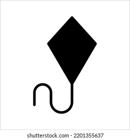 Kite icon vector. kite vector icon