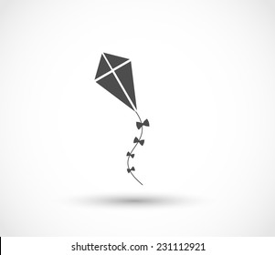 Kite icon vector