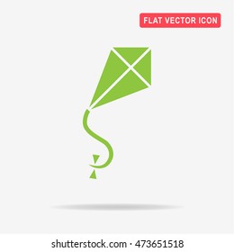 Kite icon. Vector concept illustration for design.