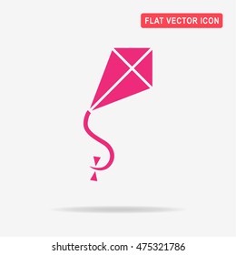 Kite icon. Vector concept illustration for design.