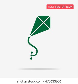 Kite icon. Vector concept illustration for design.