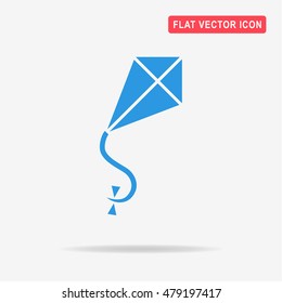 Kite icon. Vector concept illustration for design.