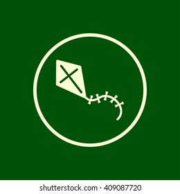 kite icon. vector eps10 icon
