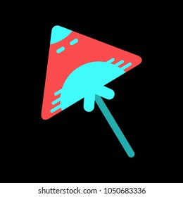 Kite Icon. Vector Illustration