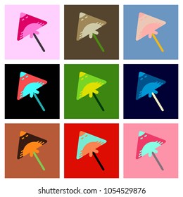 Kite Icon. Vector Illustration