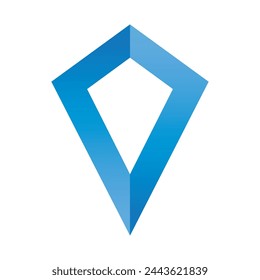 Plantilla de diseño de ilustración vectorial de icono de cometa