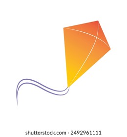 Kite Icon Vektorillustration Design Vorlage