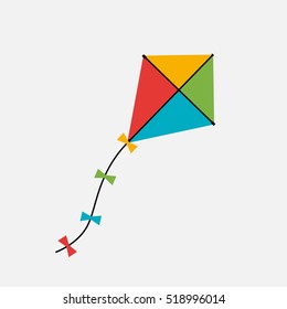 Kite  Icon. Vector Illustration EPS10 svg