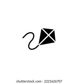 Kite icon vector illustration. kite sign and symbol