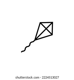 Kite icon vector illustration. kite sign and symbol