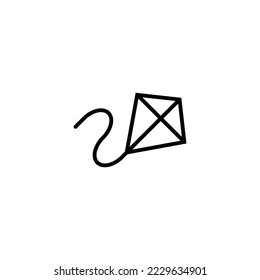 Kite icon vector illustration. kite sign and symbol