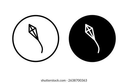 Kite icon vector illustration. kite sign and symbol