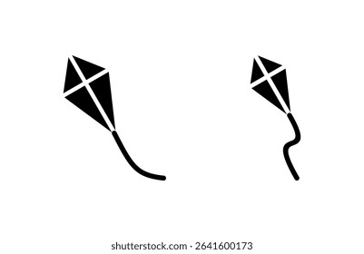 Kite icon vector illustration. kite sign and symbol
