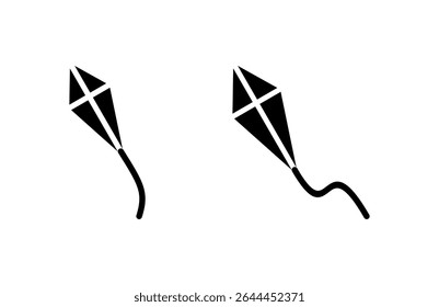 ícone de pipa ilustração vetorial. símbolo e sinal de pipa