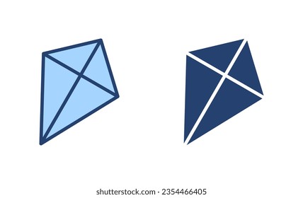 Drachensymbol, Vektorgrafik. Drachenzeichen und -symbol