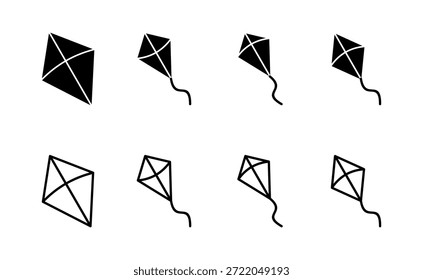 Icono de cometa Vector. signo de cometa y símbolo