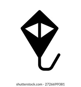 Ilustración de diseño de símbolo de Vector de icono de cometa