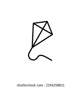 Kite icon for web and mobile app. kite sign and symbol