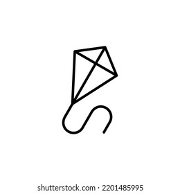Icono de cometa para la aplicación web y móvil. signo de cometa y símbolo