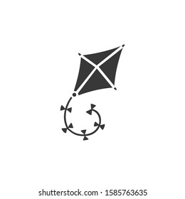 Kite. Isolated icon. Play and game vector illustration