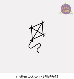 kite line icon