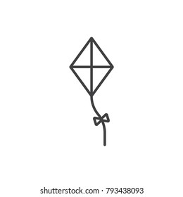 Kite line icon.