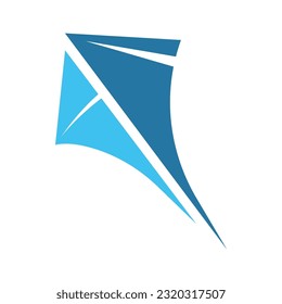 Kite logo icon design illustration
