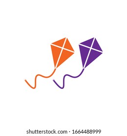 kite logo vector illustration design