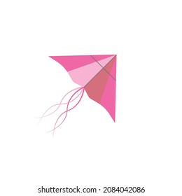 kite logo vector illustration design background.