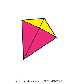 kite logo vector illustration design
