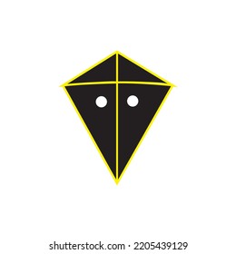 diseño de ilustración vectorial de logotipo kite