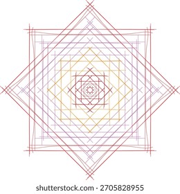 Kite Shape Icon Design In Mix colour