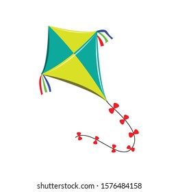 Kite simple illustration clip art vector