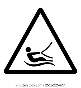 kite surfer Symbol Sign,Vector Illustration, Isolate On White Background Label. EPS10