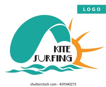 Kite Surfing Logo