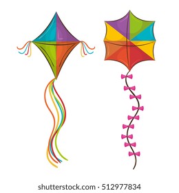 kite toy flying icon