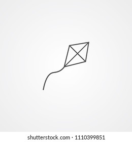 Kite vector icon