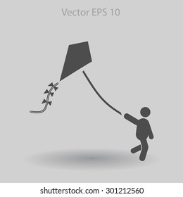 kite vector icon