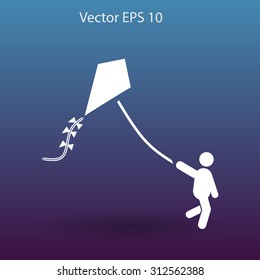 kite vector icon