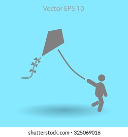 kite vector icon