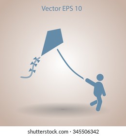 kite vector icon
