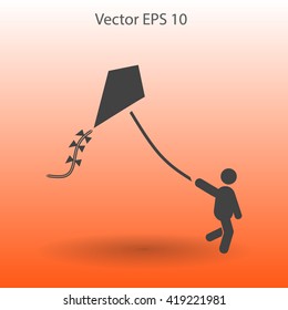 kite vector icon