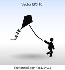 kite vector icon