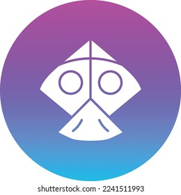 Icono de vector de cometas. Se puede usar para imprimir, móviles y aplicaciones web.