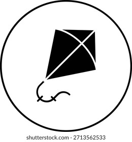 Icono de Vector de cometa. Se puede utilizar para aplicaciones de impresión, móviles y de Web.