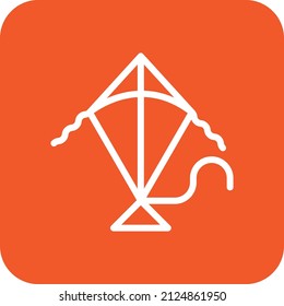 Kite Vector Icon Design Illustration