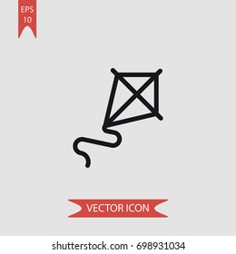 Kite vector icon, illustration symbol