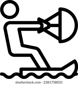 ilustración kite Vector en un fondo transparente. Símbolos de calidad superior. Iconos vectoriales de línea delgada para el diseño de conceptos y gráficos.