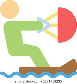 ilustración kite Vector en un fondo transparente. Símbolos de calidad superior. Iconos vectoriales de color de línea para el concepto y el diseño gráfico.