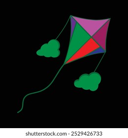 Kite Vector Logo Design Free Download